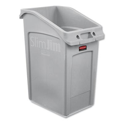 View larger image of Slim Jim Under-Counter Container, 23 gal, Polyethylene, Gray