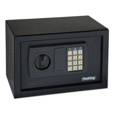 View larger image of Small Personal Safe, 0.3 cu ft, 12.25w x 7.75d x 7.75h, Black