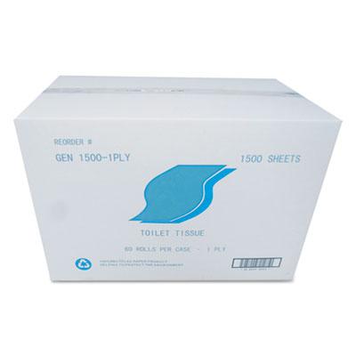 View larger image of Small Roll Bath Tissue, Septic Safe, 1-Ply, White, 1,500 Sheets/Roll, 60 Rolls/Carton