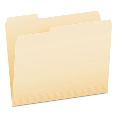 View larger image of Smart Shield Top Tab File Folders, 1/3-Cut Tabs, Letter Size, Manila, 100/Box