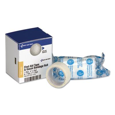 View larger image of Smartcompliance First Aid Tape/gauze Roll Combo, 0.5" X 5 Yd Tape, 2" X 4 Yd Gauze