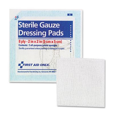 View larger image of Smartcompliance Gauze Pads, Sterile, 8-Ply, 2 X 2, 5 Dual-Pads/pack