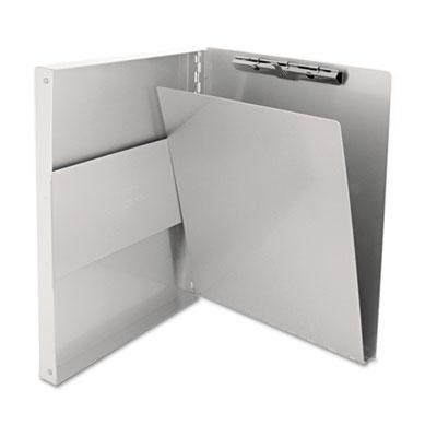 View larger image of Snapak Aluminum Side-Open Forms Folder, 0.5" Clip Capacity, Holds 8.5 x 11 Sheets, Silver