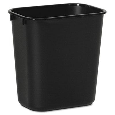View larger image of Soft-Sided Wastebasket, 14 qt, Plastic, Black