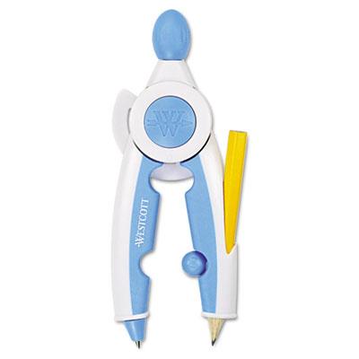 View larger image of Soft Touch School Compass with Antimicrobial Product Protection, 10", Assorted Colors