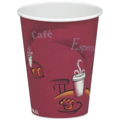 View larger image of Solo® Paper Hot Cups - 8 oz., Bistro Design