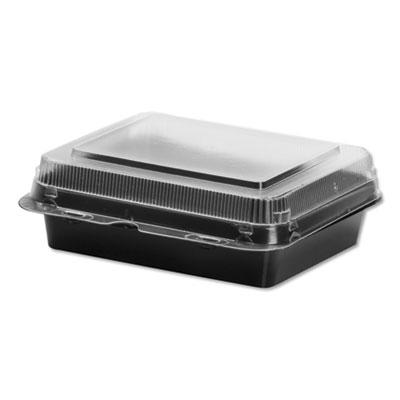 View larger image of Specialty Containers, Black/Clear, 18oz, 6.22w x 5.91d x 2.09h, 200/Carton