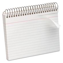 Spiral Index Cards, 4 x 6, 50 Cards, White