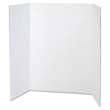 Spotlight Corrugated Presentation Board, 48 X 36, White/kraft, 24/carton