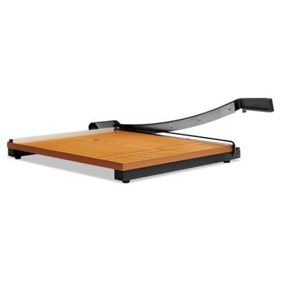 View larger image of Square Commercial Grade Wood Base Guillotine Trimmer, 15 Sheets, 18" Cut Length, 18 X 18