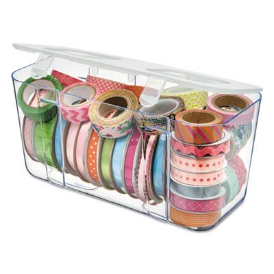 View larger image of Stackable Caddy Organizer Containers, Medium, Clear
