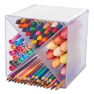 View larger image of Stackable Cube Organizer, X Divider, 6 x 7 1/8 x 6, Clear