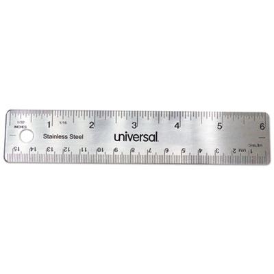 View larger image of Stainless Steel Ruler, Standard/Metric, 6"