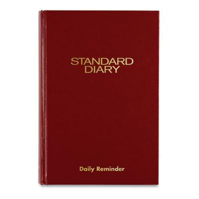 View larger image of Standard Diary Daily Reminder Book, 2024 Edition, Medium/College Rule, Red Cover, (201) 8.25 x 5.75 Sheets