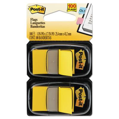 View larger image of Standard Page Flags in Dispenser, Yellow, 50 Flags/Dispenser, 2 Dispensers/Pack