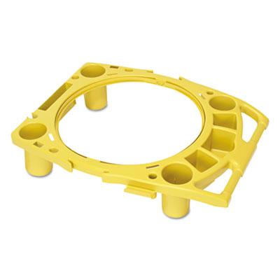 View larger image of BRUTE Standard Brute Rim Caddy, Four Compartments, Fits 32.5" Diameter Cans, 26.5 x 6.75, Yellow