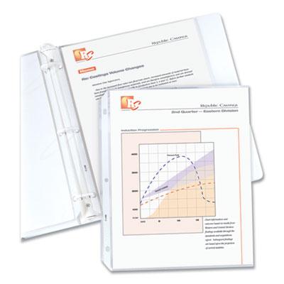 View larger image of Standard Weight Polypropylene Sheet Protectors, Clear, 2", 11 x 8 1/2, 50/BX