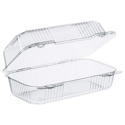 View larger image of StayLock Clear Hinged Lid Containers, 5.4 x 9 x 3.5, Clear, Plastic, 250/Carton