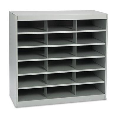 View larger image of Steel Project Center Organizer, 18 Pockets, 37.5 x 15.75 x 36.5, Gray