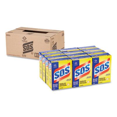 View larger image of Steel Wool Soap Pads, 2.4 x 3, Steel, 15 Pads/Box, 12 Boxes/Carton