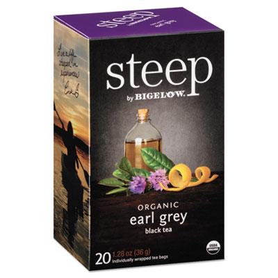 View larger image of steep Tea, Earl Grey, 1.28 oz Tea Bag, 20/Box