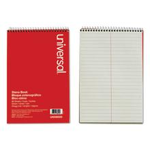 Steno Pads, Gregg Rule, Red Cover, 80 Green-Tint 6 X 9 Sheets