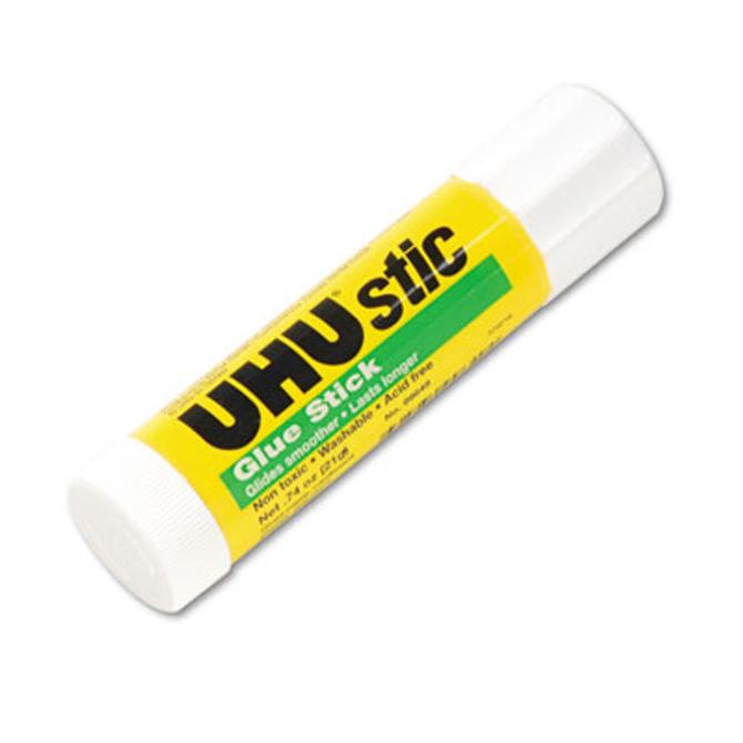 Stic Permanent Glue Stick, 0.74 oz, Dries Clear - Supply Box