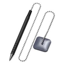 Ballpoint Counter Pen, Medium 0.7 mm, Black Ink, Black Barrel