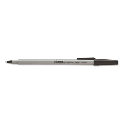 View larger image of Ballpoint Pen Value Pack, Stick, Medium 1 mm, Black Ink, Gray/Black Barrel, 60/Pack