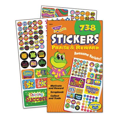 View larger image of Sticker Assortment Pack, Praise/Reward, 738 Stickers/Pad