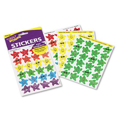 View larger image of Stinky Stickers Variety Pack, Smiley Stars, 432/Pack