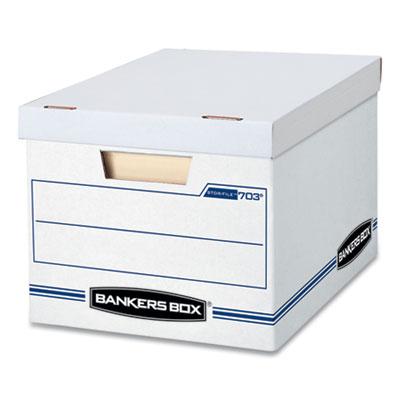 View larger image of STOR/FILE Basic-Duty Storage Boxes, Letter/Legal Files, 12.5" x 16.25" x 10.5", White/Blue, 12/Carton