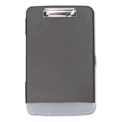 View larger image of Storage Clipboard with Pen Compartment, 0.5" Clip Capacity, Holds 8.5 x 11 Sheets, Black