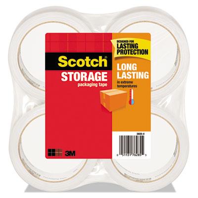 View larger image of Storage Tape, 3" Core, 1.88" x 54.6 yds, Clear, 4/Pack