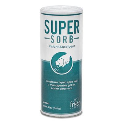 View larger image of Super-Sorb Liquid Spill Absorbent, Lemon Scent, 720 oz Absorbing Volume, 12 oz Shaker Can