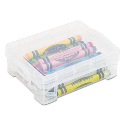 View larger image of Super Stacker Crayon Box, Plastic, 4.75 x 3.5 x 1.6, Clear