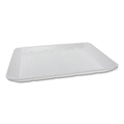 View larger image of Supermarket Tray, #1014 Family Pack Tray, 13.88 x 9.88 x 1, White, Foam, 100/Carton