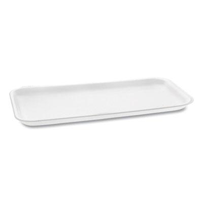 View larger image of Supermarket Tray, #10S, 10.75 x 5.7 x 0.65, White, Foam, 500/Carton