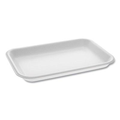 View larger image of Supermarket Tray, #2, 8.2 x 5.7 x 0.91, White, Foam ,500/Carton