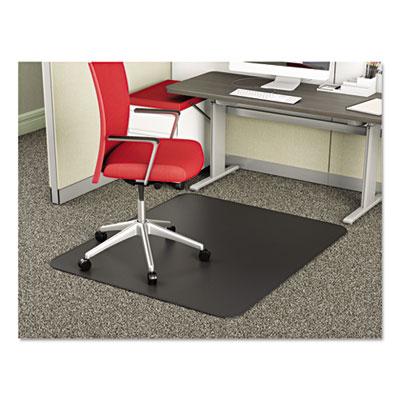 View larger image of SuperMat Frequent Use Chair Mat for Medium Pile Carpet, 36 x 48, Rectangular, Black