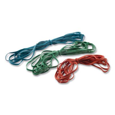 View larger image of SuperSize Bands, 0.25" x 12", 4,060 psi Max Elasticity, Red, 18/Pack