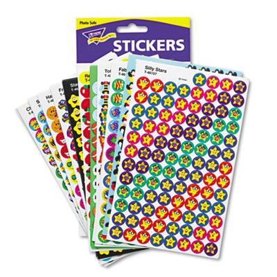 View larger image of SuperSpots and SuperShapes Sticker Variety Packs, Assorted Designs, 5,100/Pack