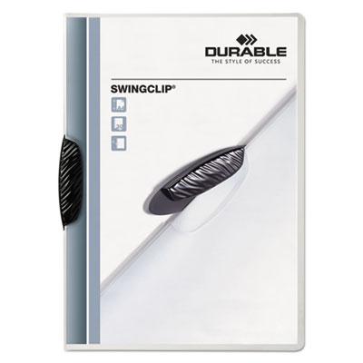 View larger image of Swingclip Clear Report Cover, Swing Clip, 8.5 X 11, Black Clip, 25/box