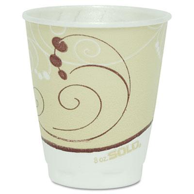 View larger image of Symphony Design Trophy Foam Hot/Cold Drink Cups, 8 oz, Beige, 100/Pack