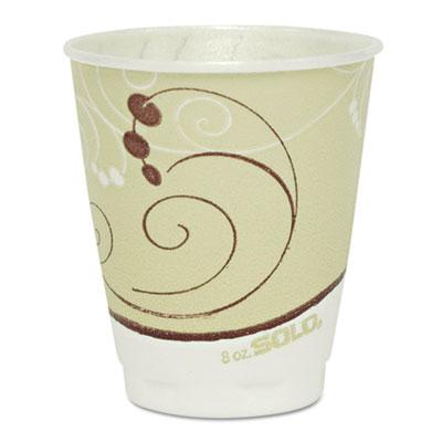 View larger image of Symphony Design Trophy Foam Hot/Cold Drink Cups, 8 oz, Beige, 1000/Carton
