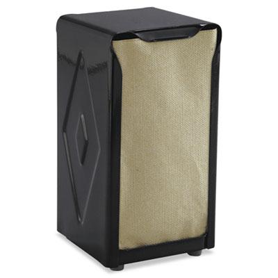 View larger image of Tabletop Napkin Dispenser, Tall Fold, 3.75 x 4 x 7.5, Capacity: 150, Black