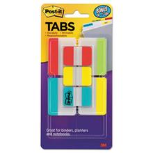 Plain Solid Color Tabs Value Pack, (66) 1/5-Cut 1" Wide, (48) 1/3-Cut 2" Wide, Assorted Colors and Sizes, 114/Pack