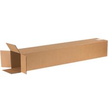 Tall Corrugated Boxes, 6" x 6" x 38", Kraft, 25/Bundle, 32 ECT