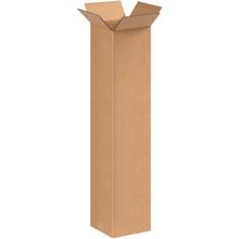 Tall Corrugated Boxes, 8" x 8" x 38", Kraft, 25/Bundle, 32 ECT