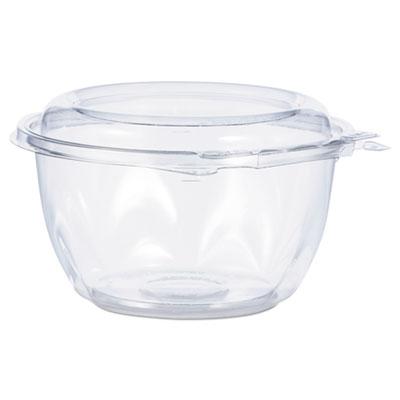 View larger image of Tamper-Resistant, Tamper-Evident Bowls with Dome Lid, 16 oz, 5.5" Diameter x 3.1"h, Clear, Plastic, 240/Carton